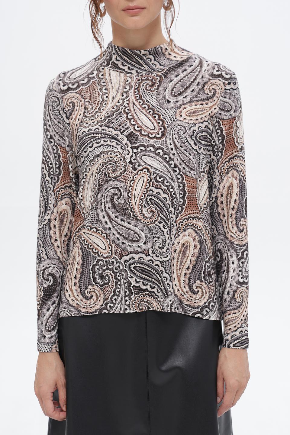 Блуза Gollehaug с принтом пейсли