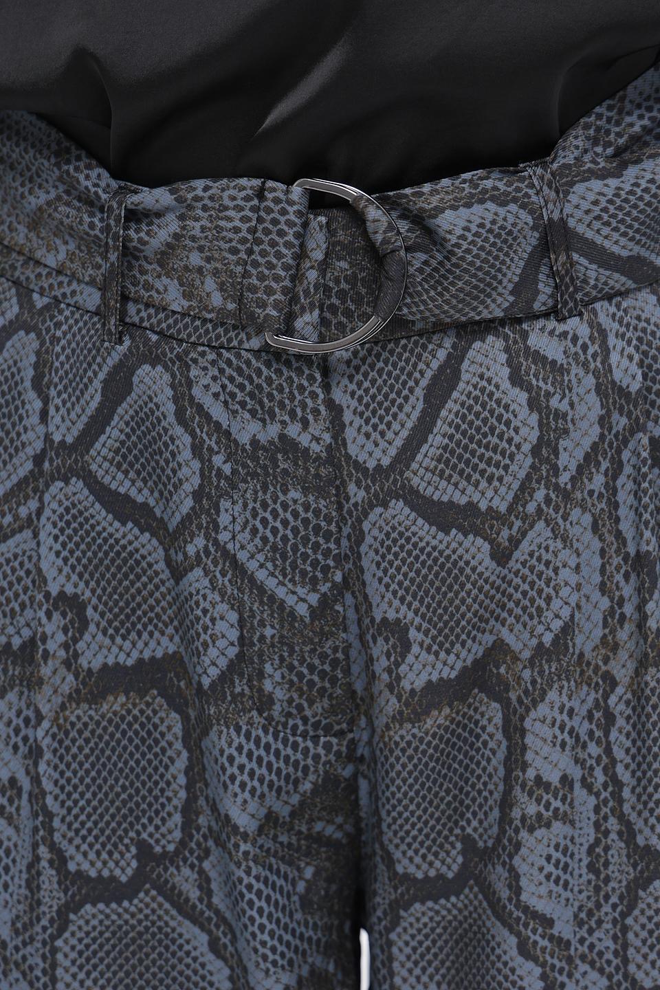 Брюки Catnoir с принтом reptile