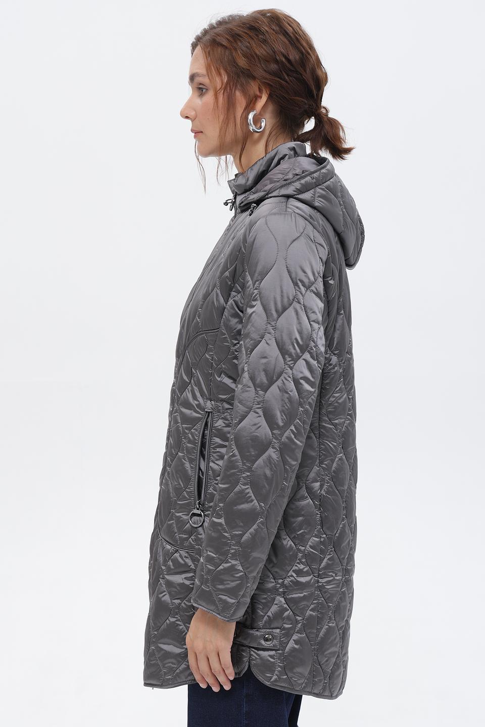 Пальто стеганое Betty Barclay серое