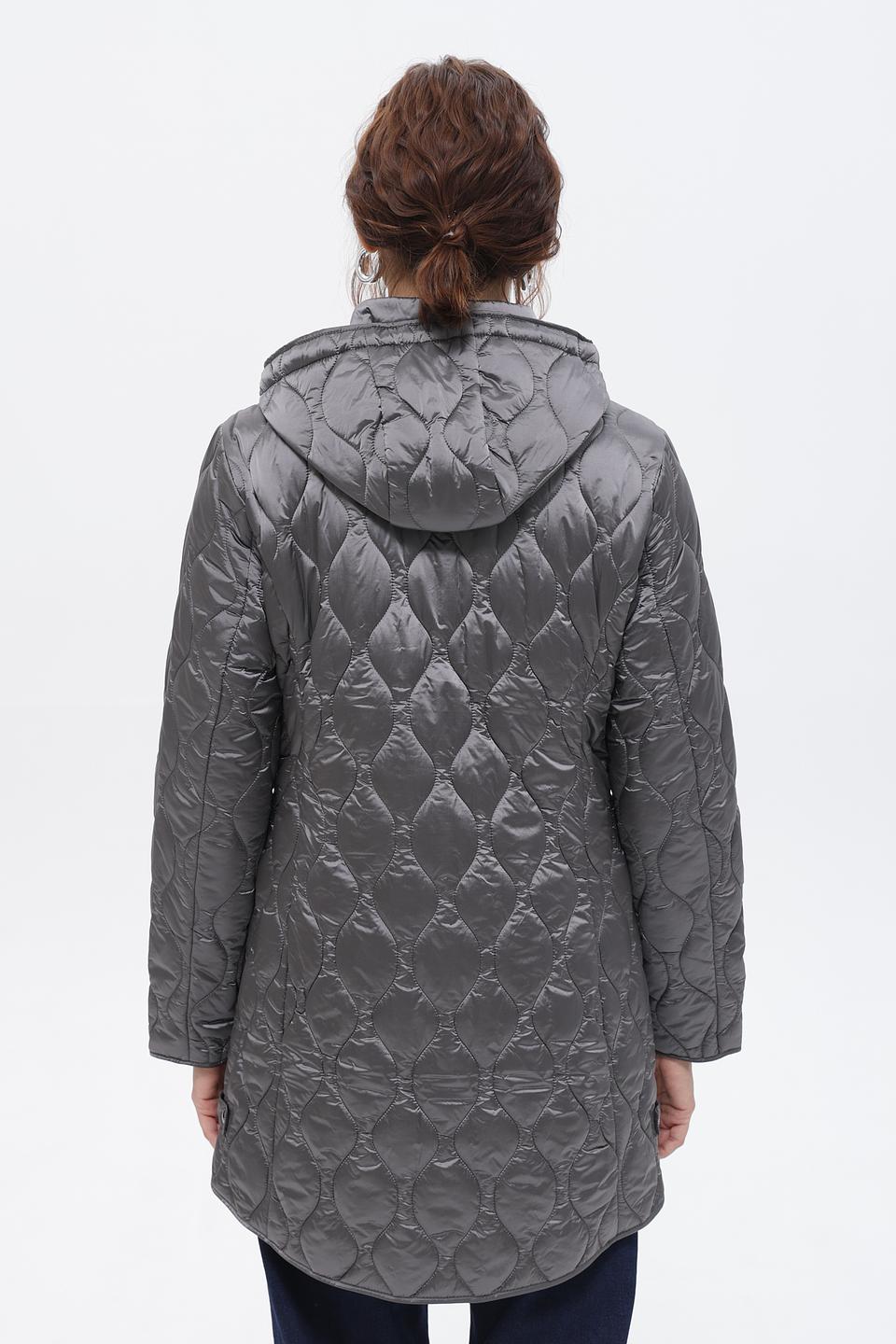 Пальто стеганое Betty Barclay серое