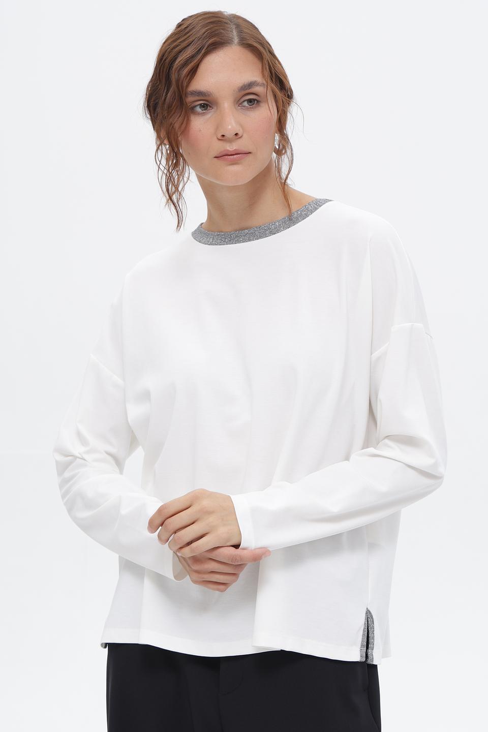 Блузка Croche с отделкой