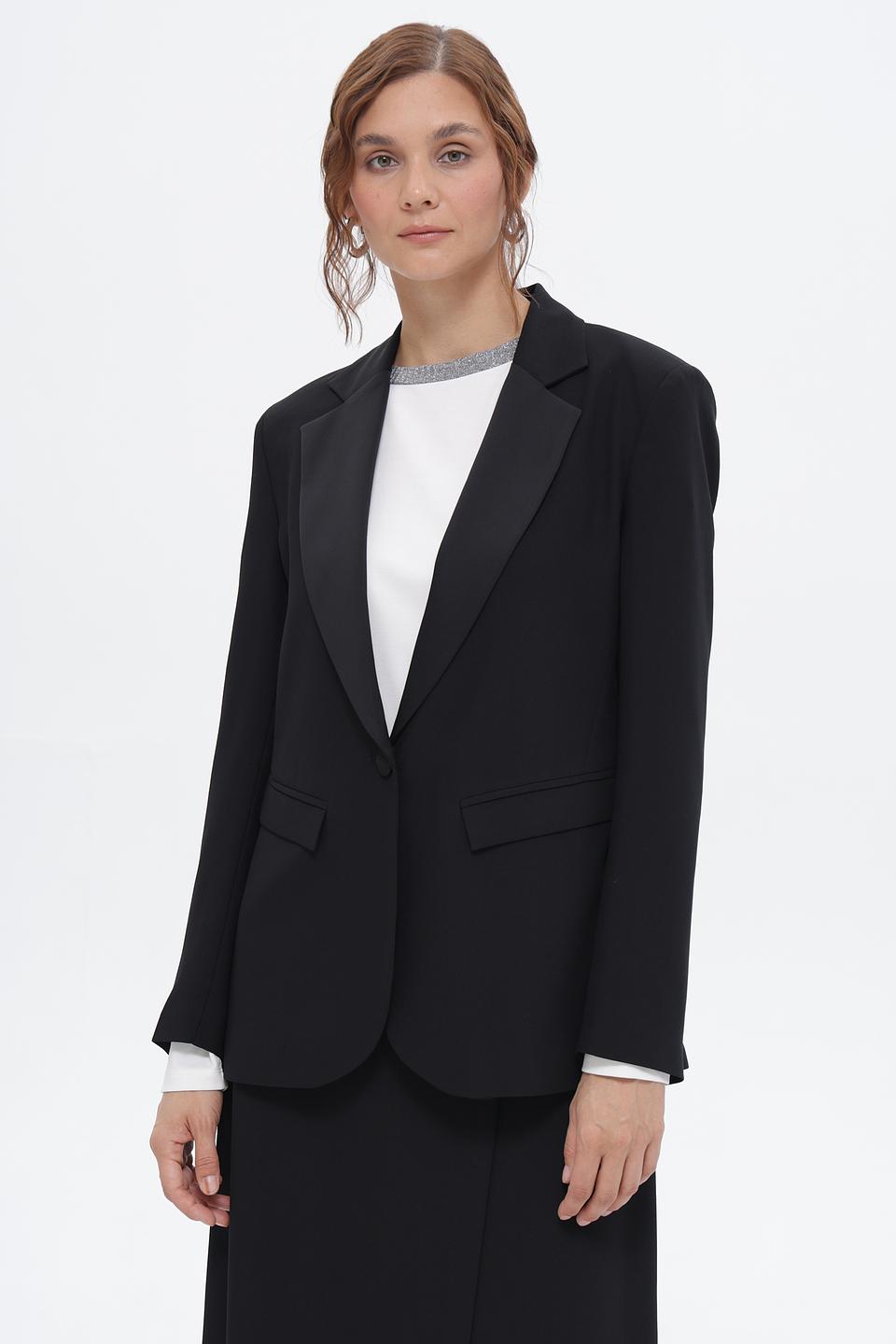 Жакет Croche черный