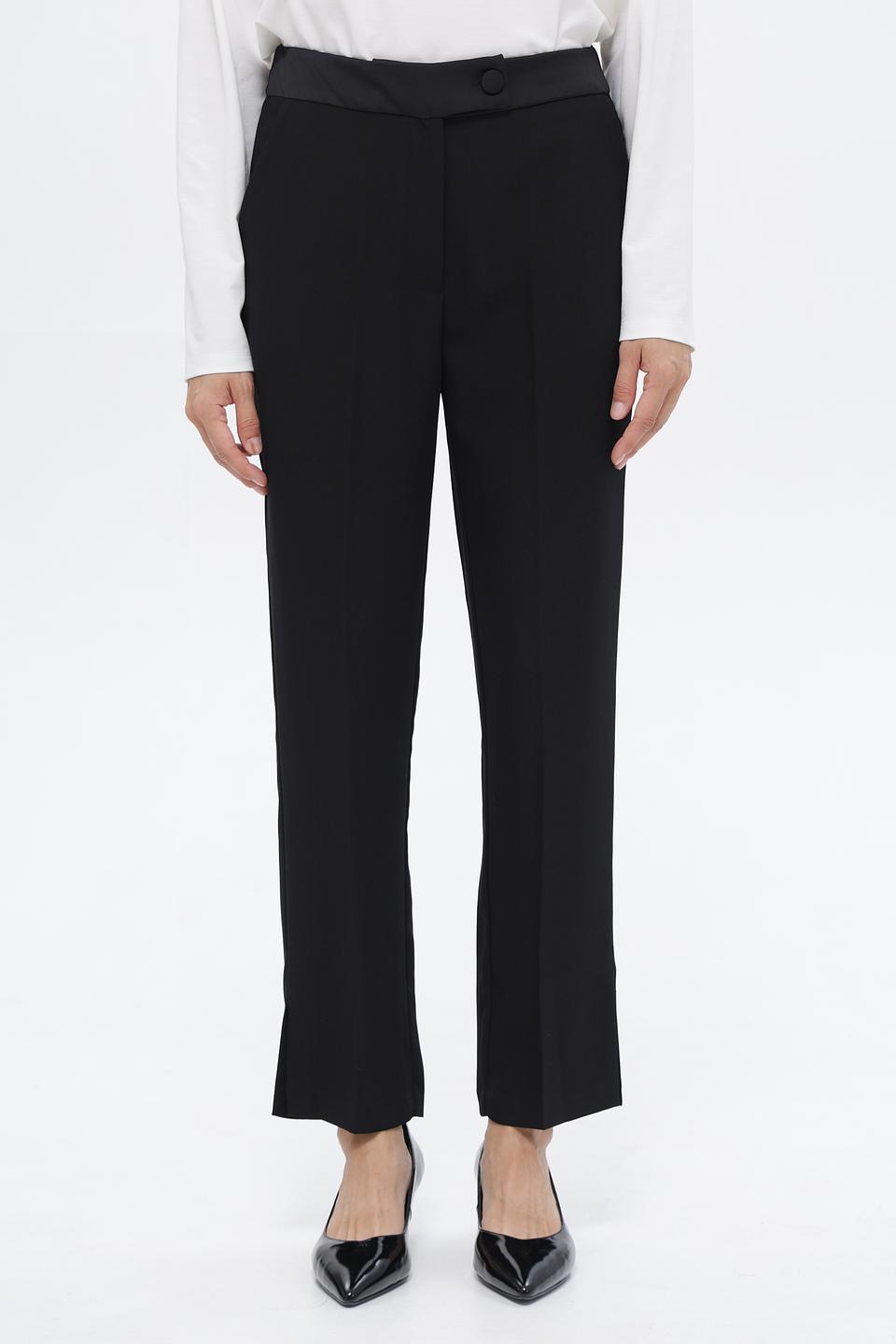 Брюки Croche классические черные