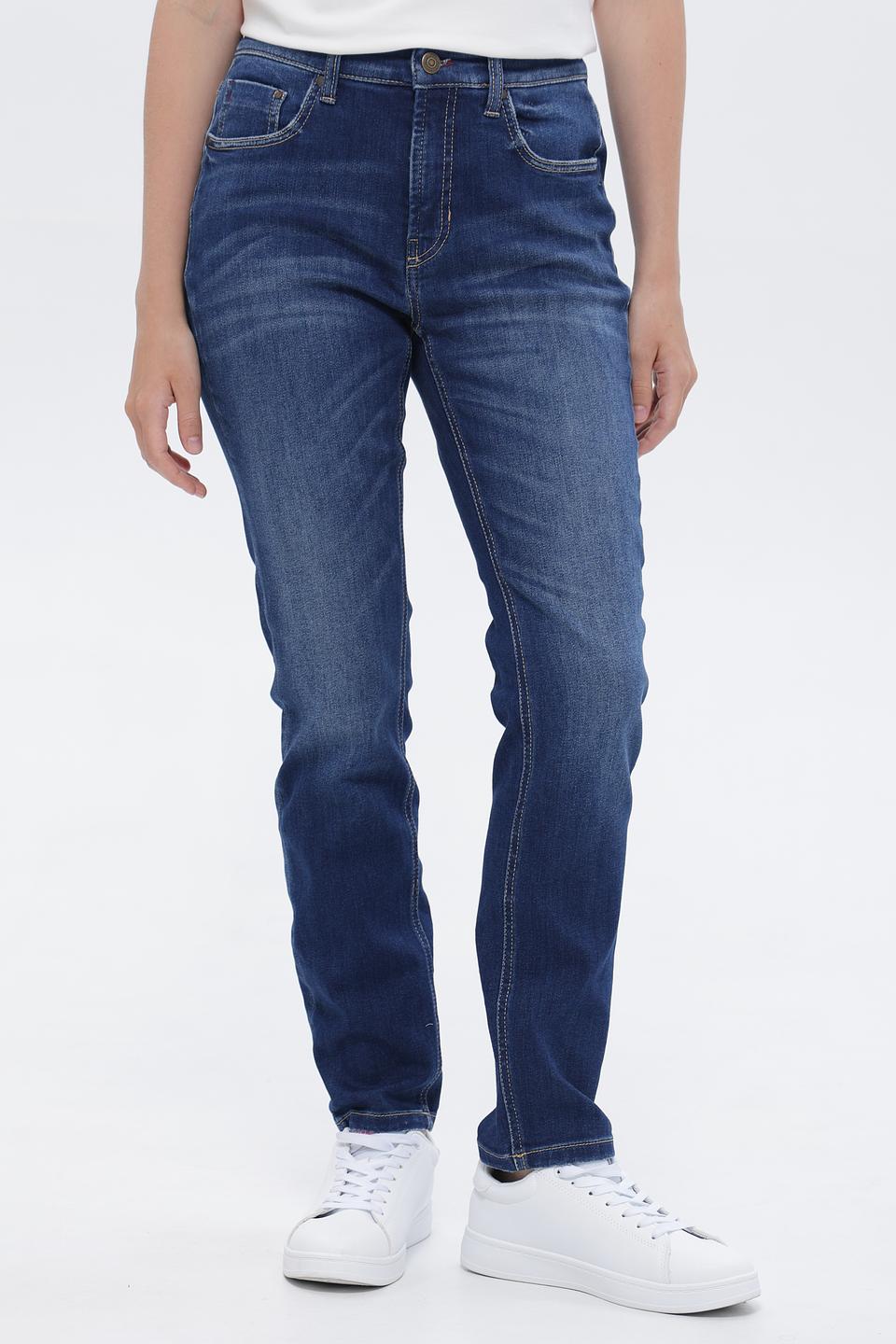 Джинсы Cambio прямые, синие
