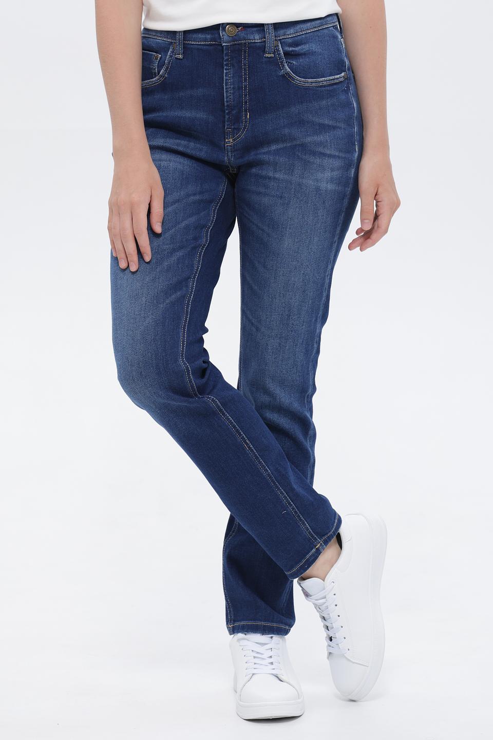 Джинсы Cambio прямые, синие