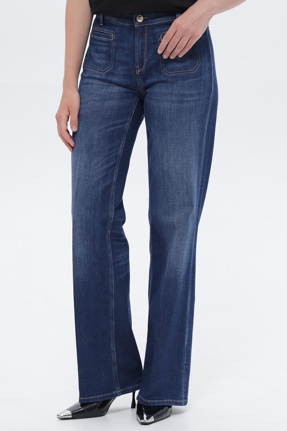 Джинсы Cambio клеш синие