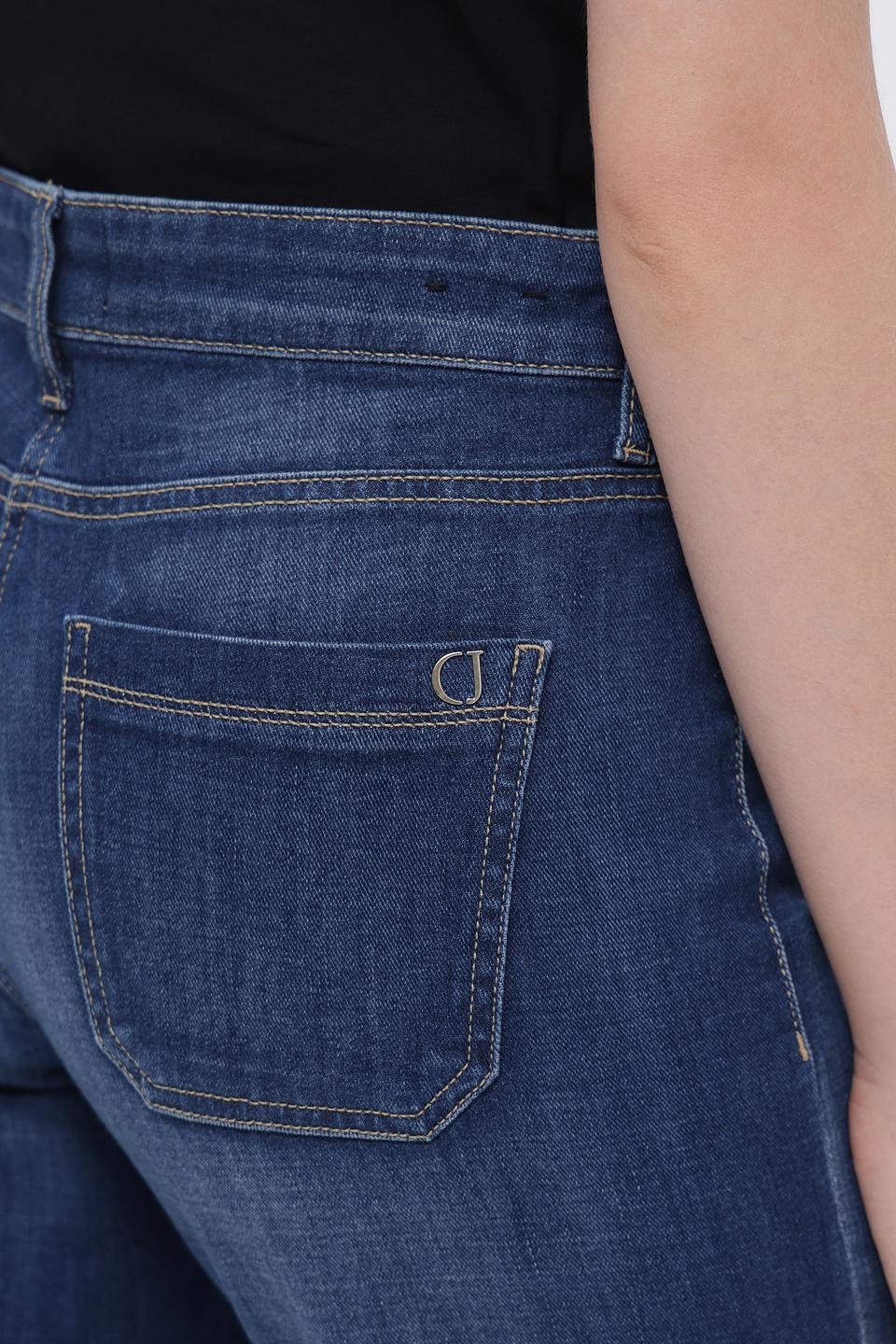 Джинсы Cambio клеш синие