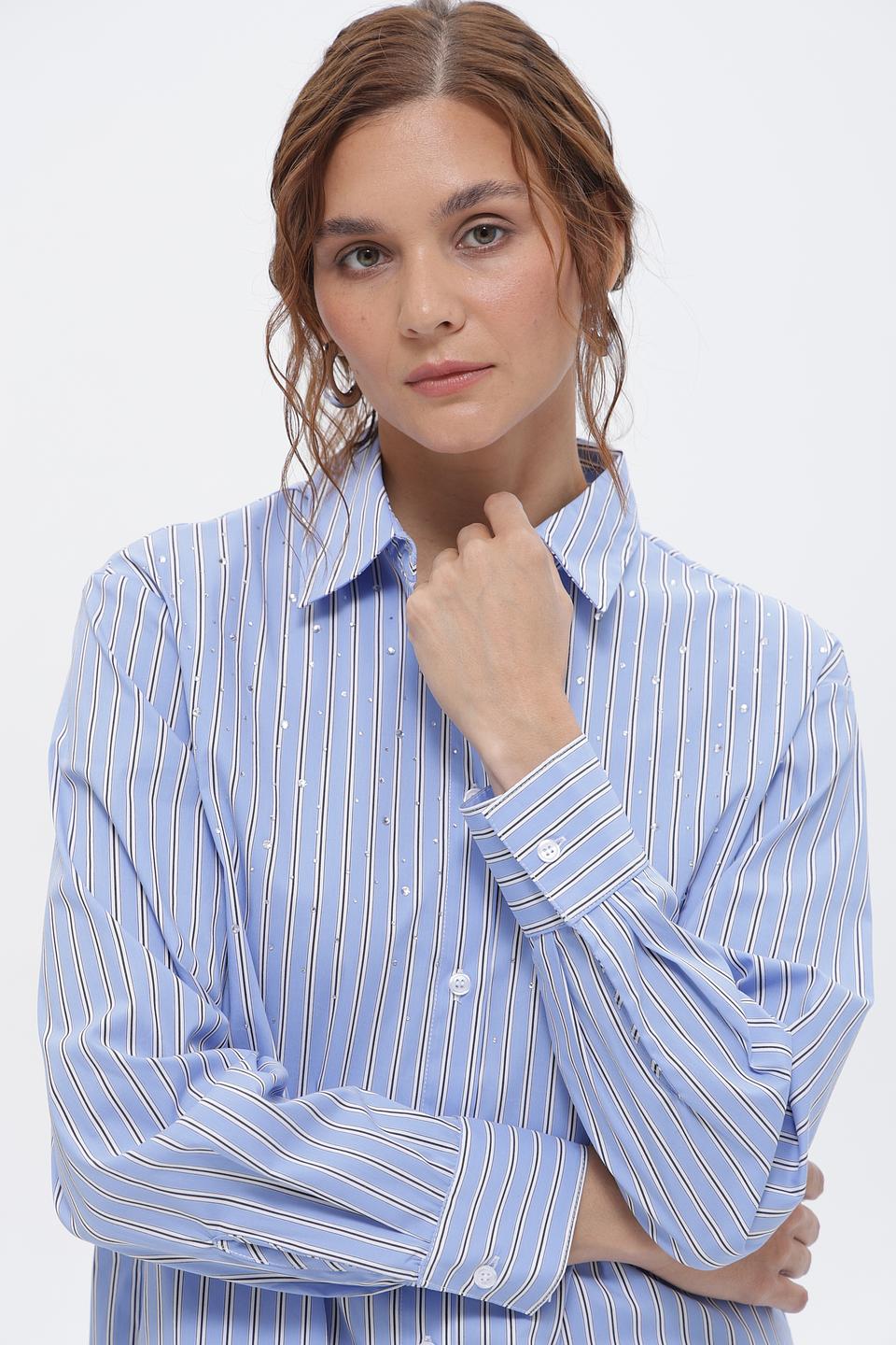 Рубашка Rabe collection в полоску