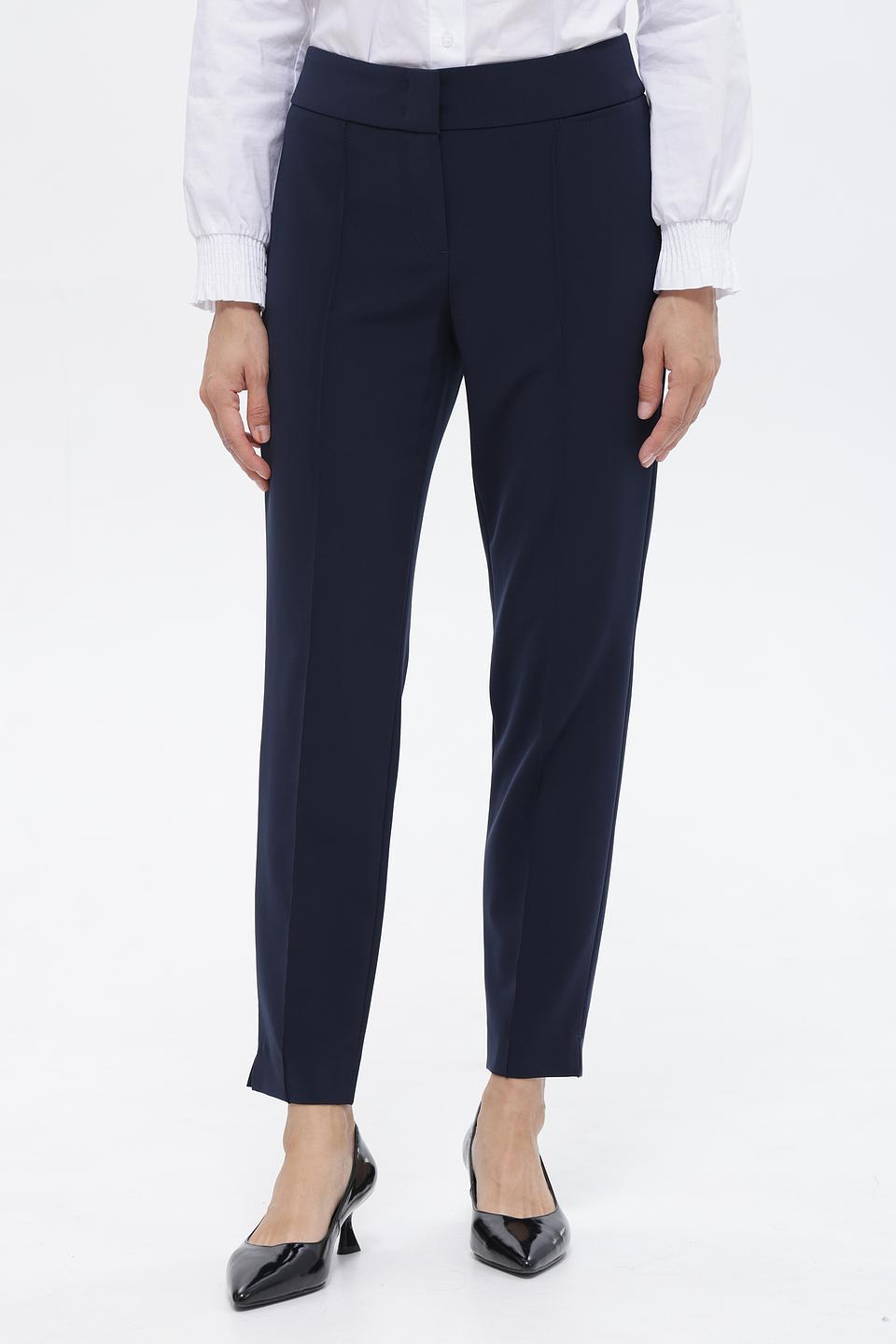 Брюки классические Bianca темно-синие