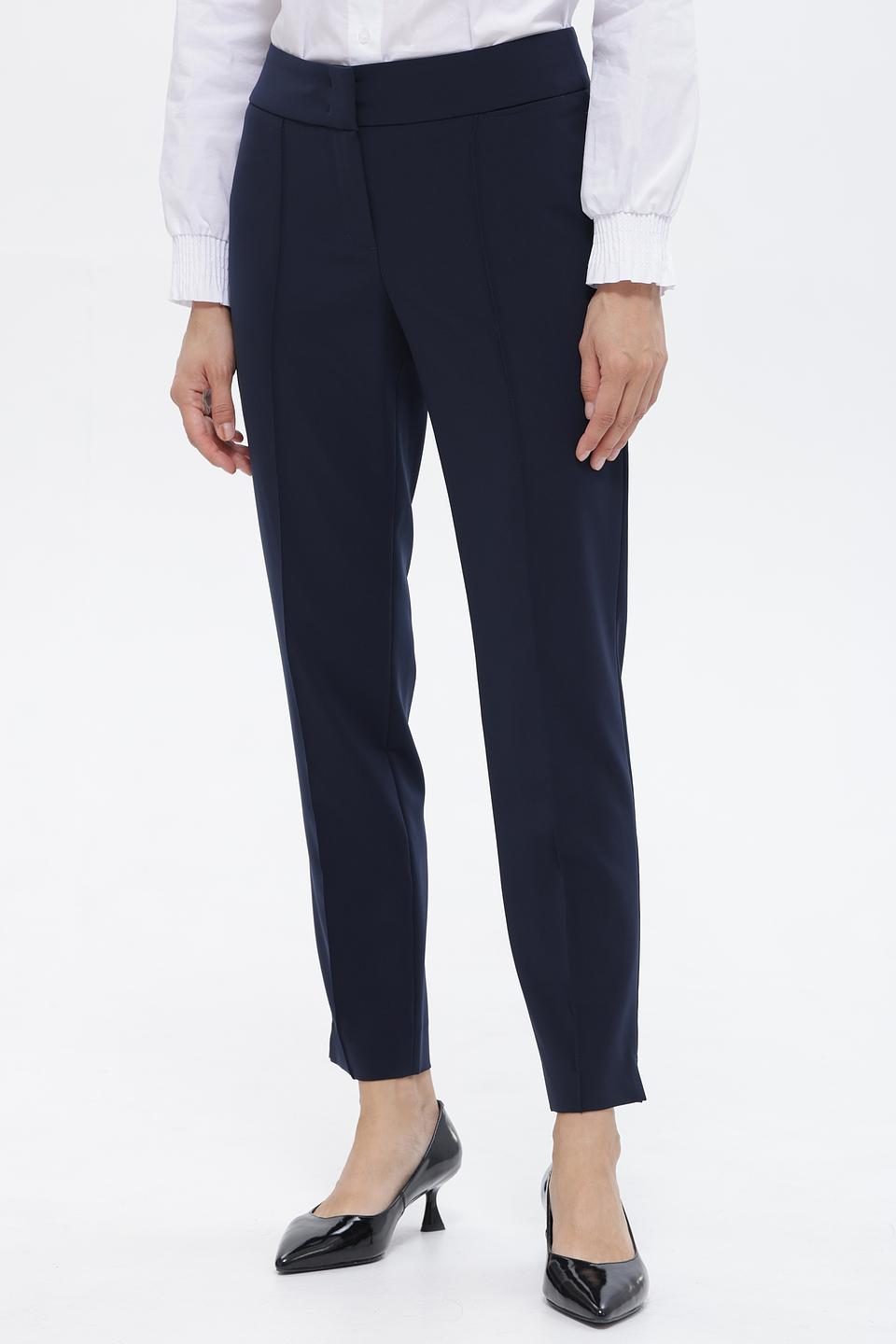 Брюки классические Bianca темно-синие