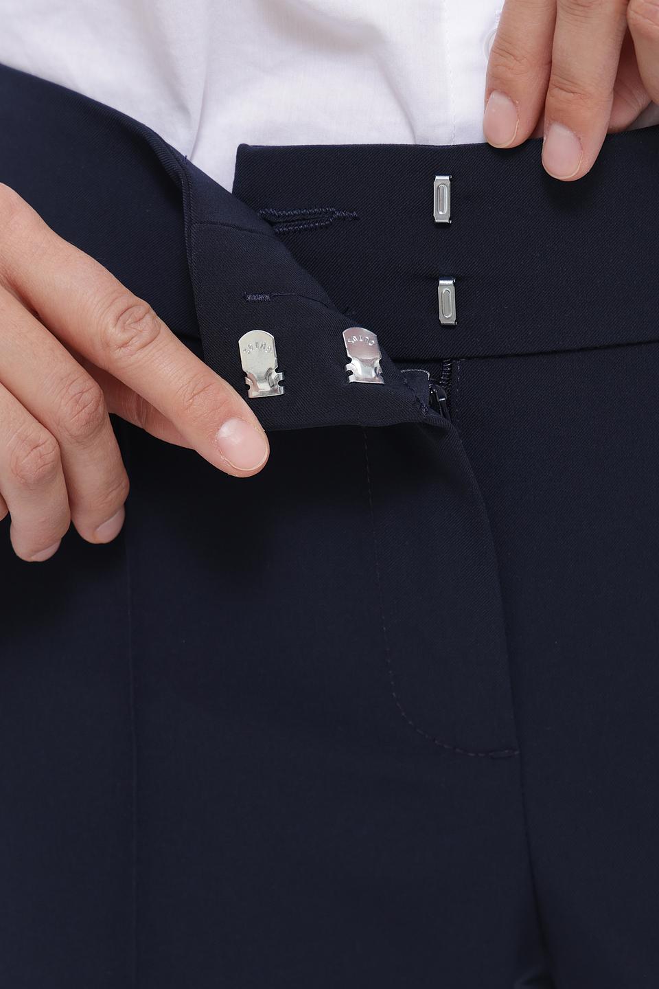 Брюки классические Bianca темно-синие