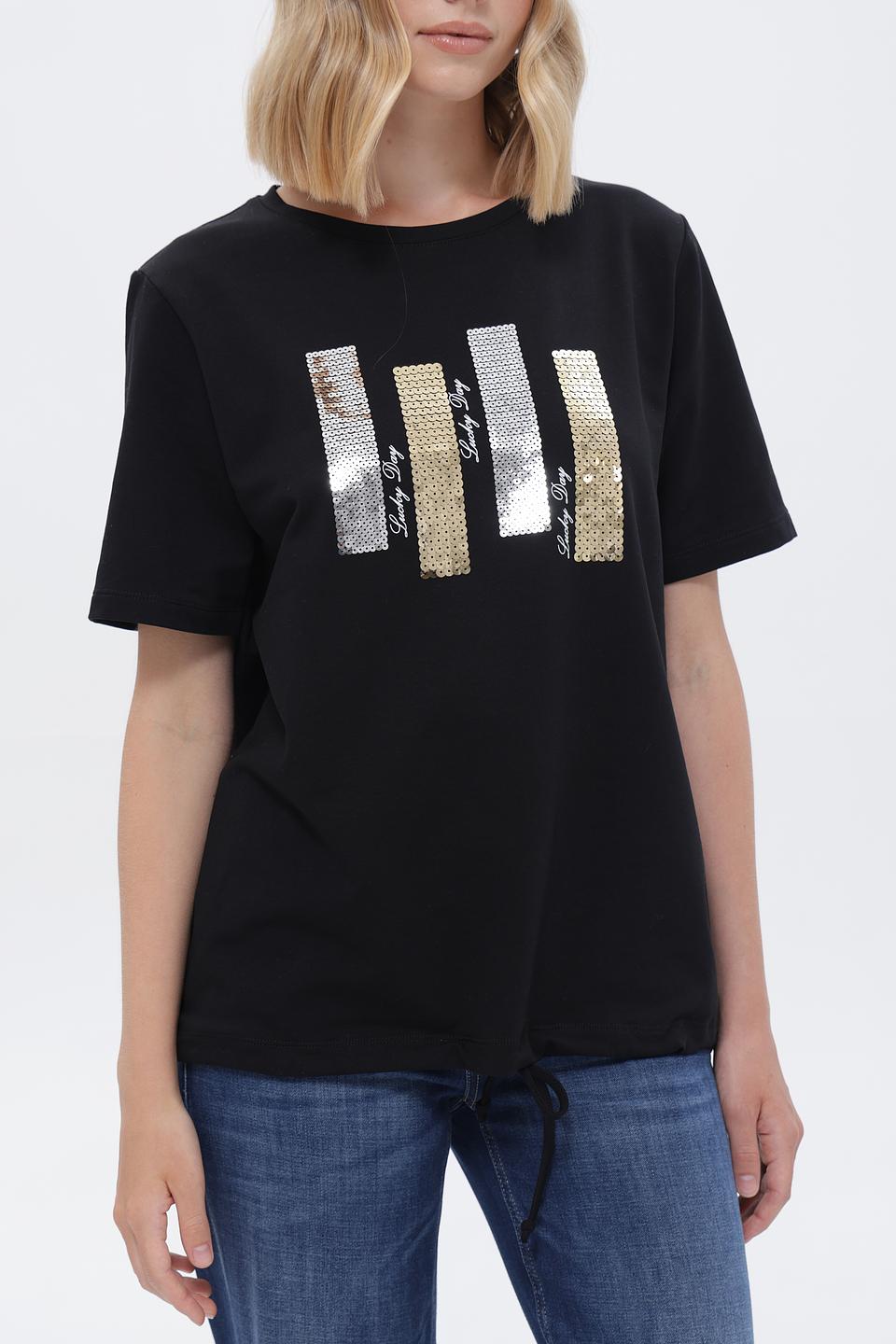 Футболка UNQ с пайетками