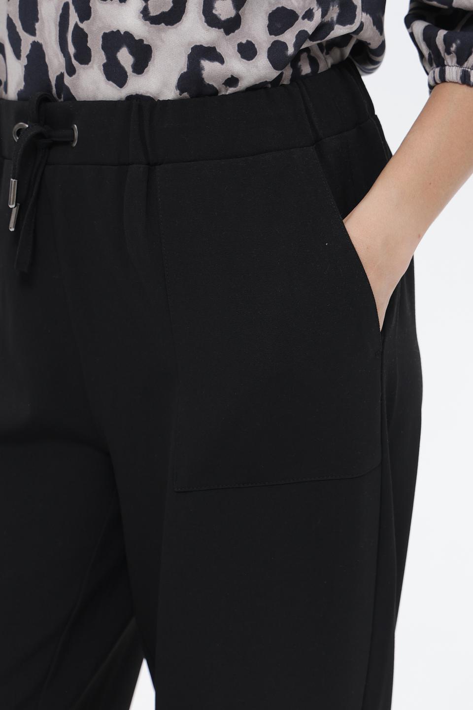 Брюки Monari чёрные с поясом