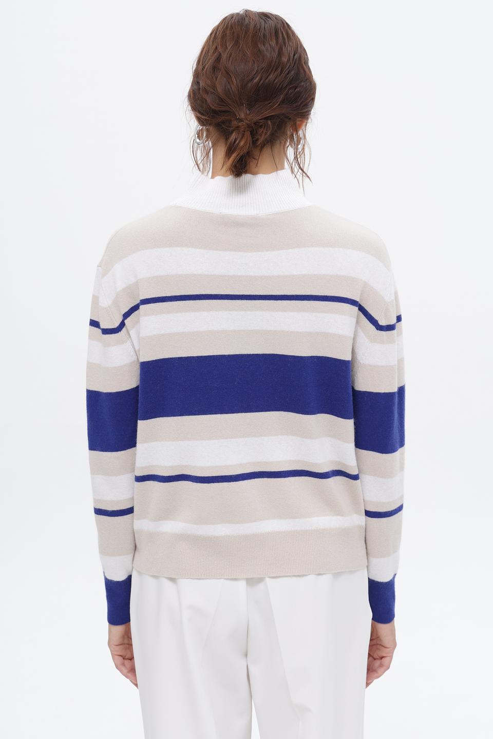 Пуловер Pezzo в полоску