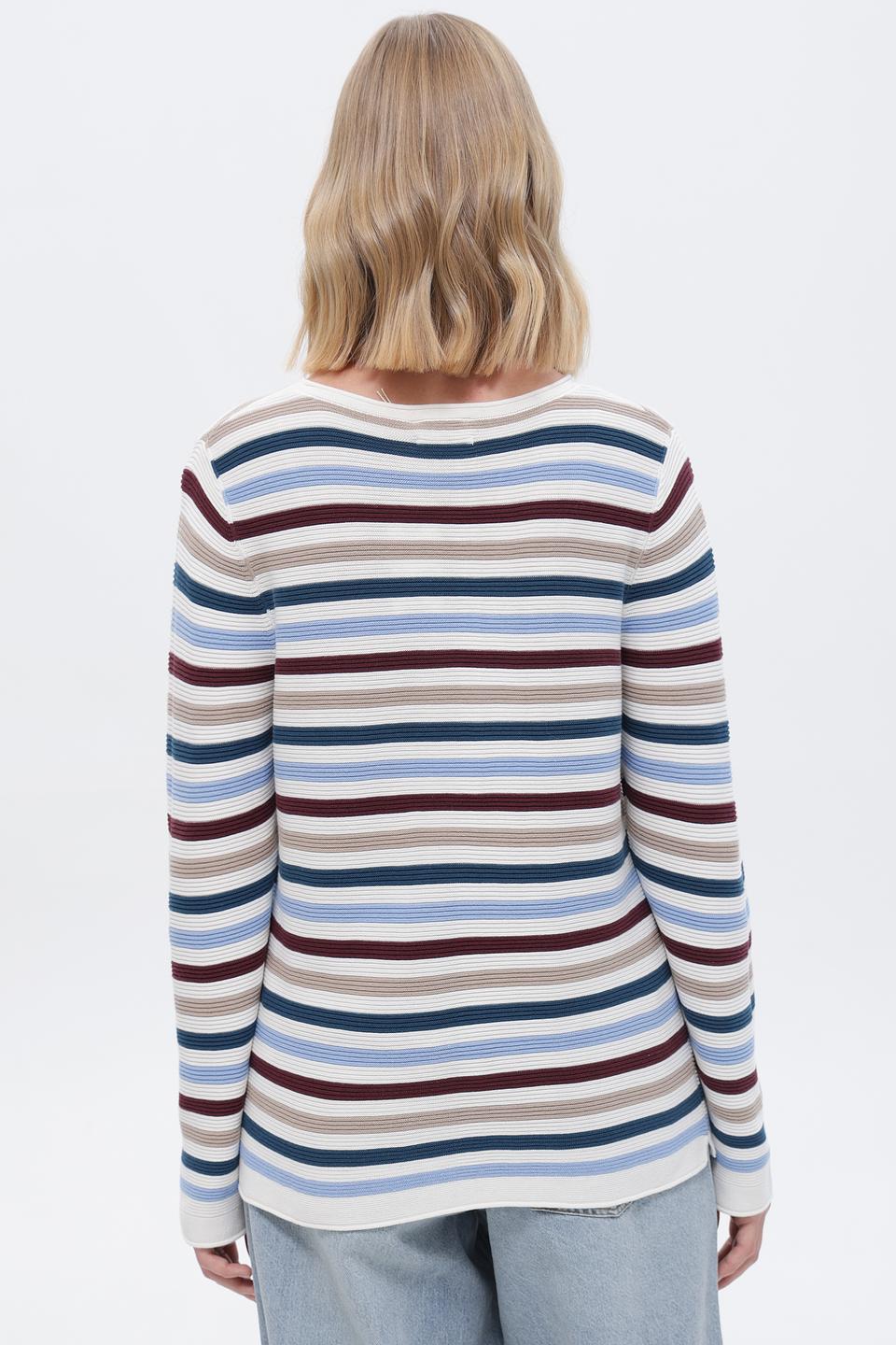 Пуловер Tom Tailor в полоску