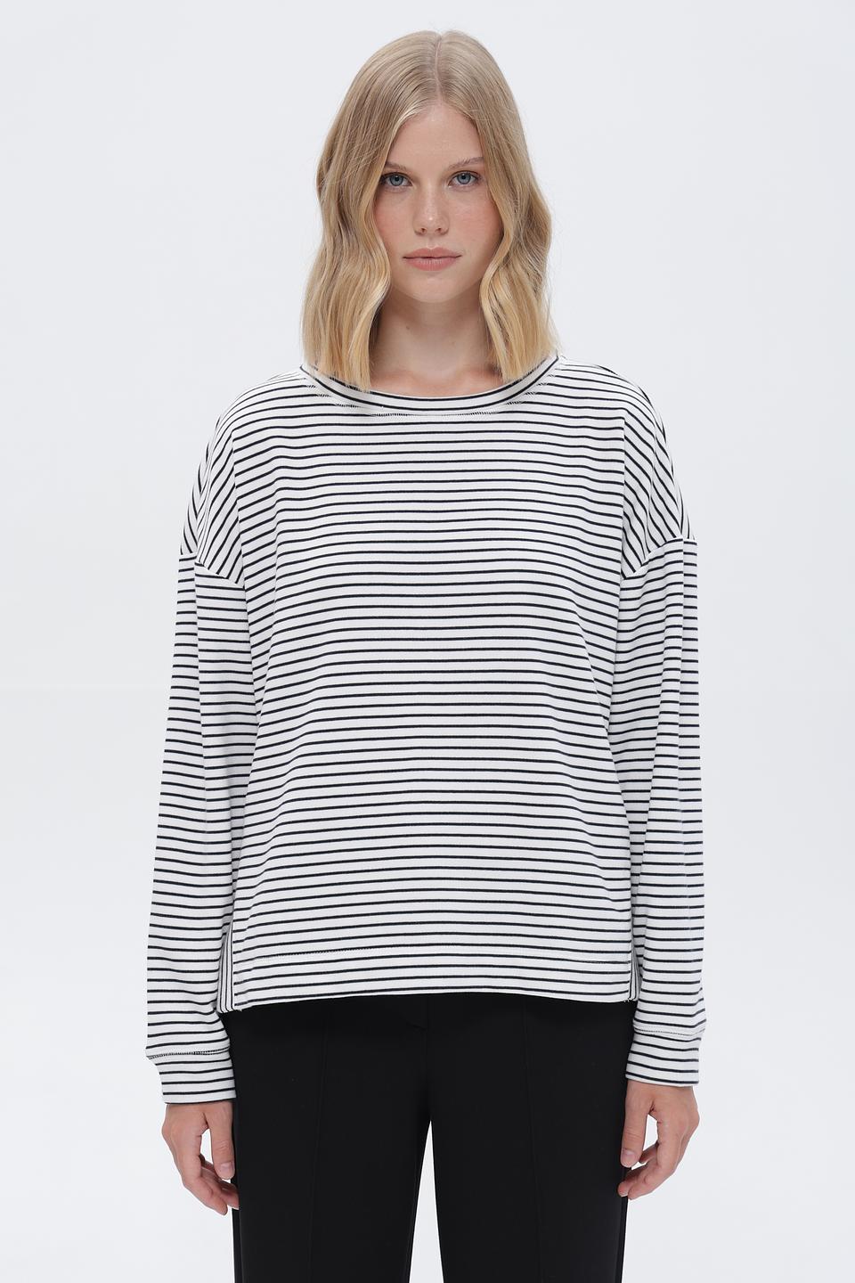 Пуловер Tom Tailor в полоску