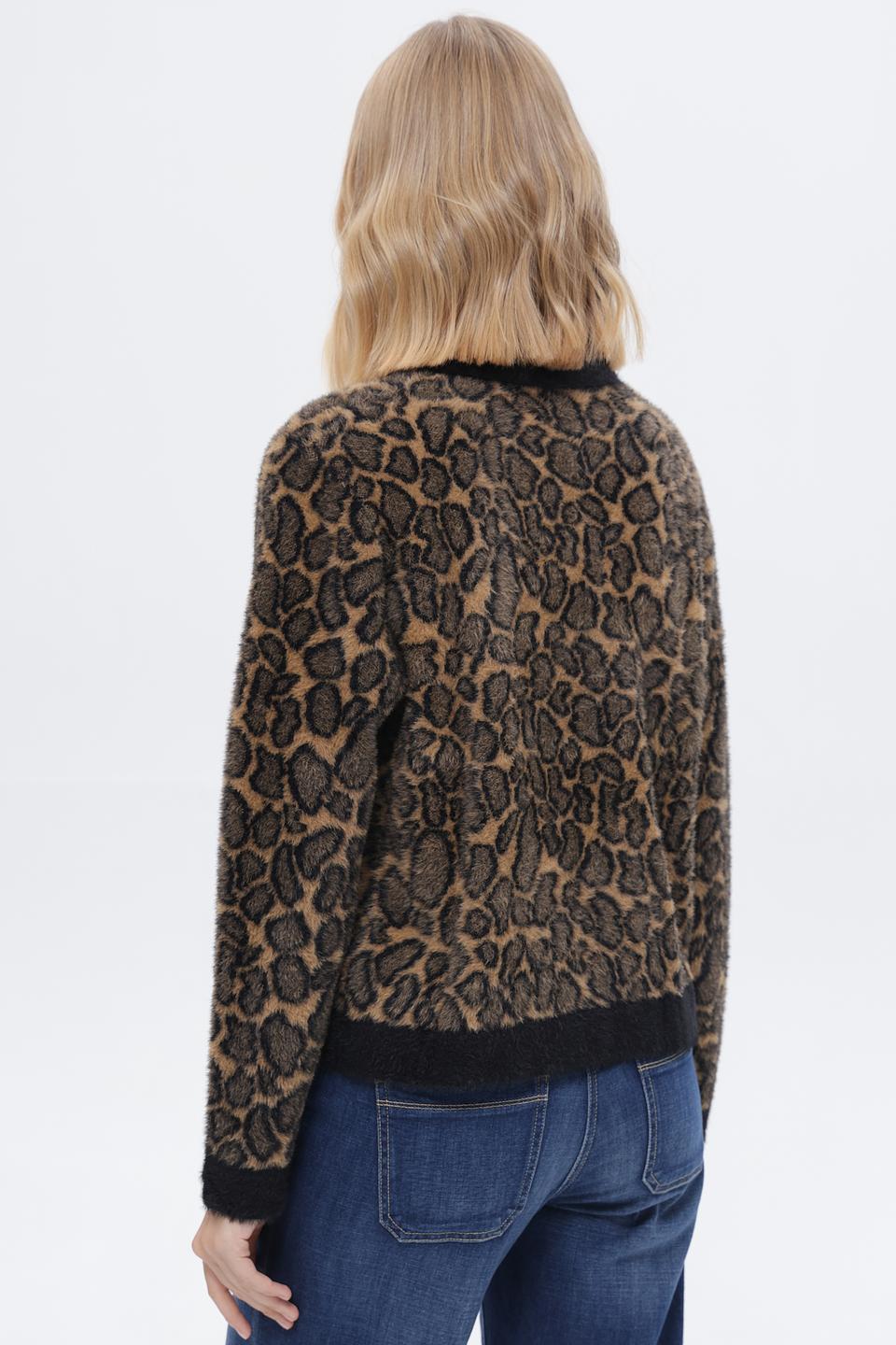 Жакет Passioni леопардовый