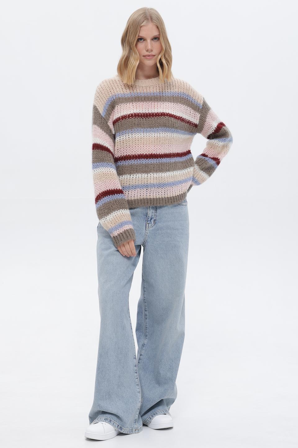 Пуловер Cinque в полоску