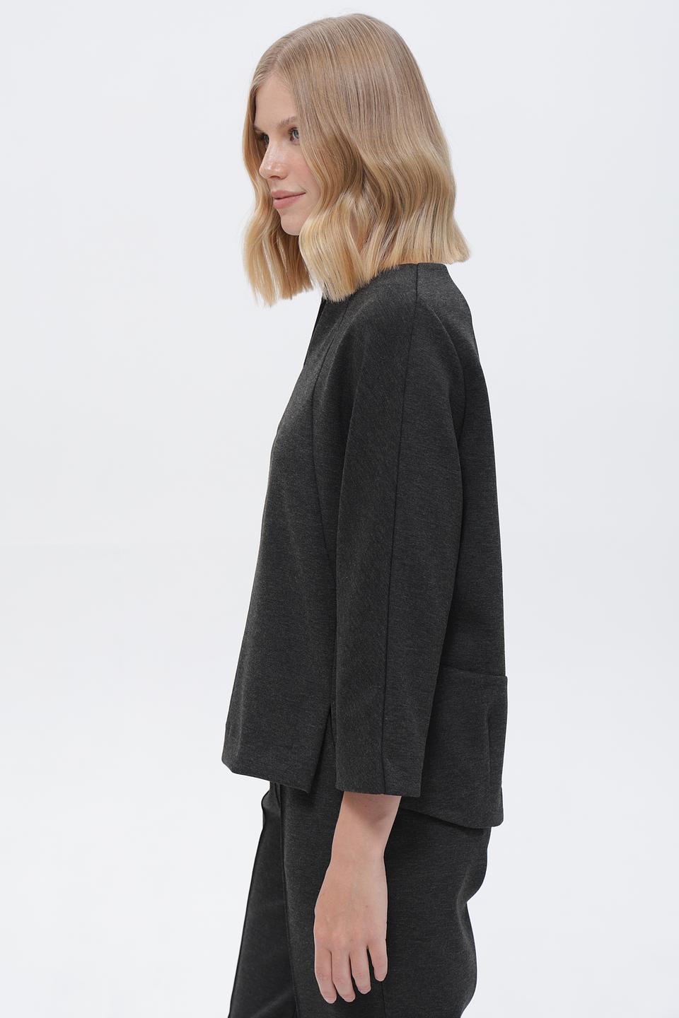 Пуловер Rich and Royal серый