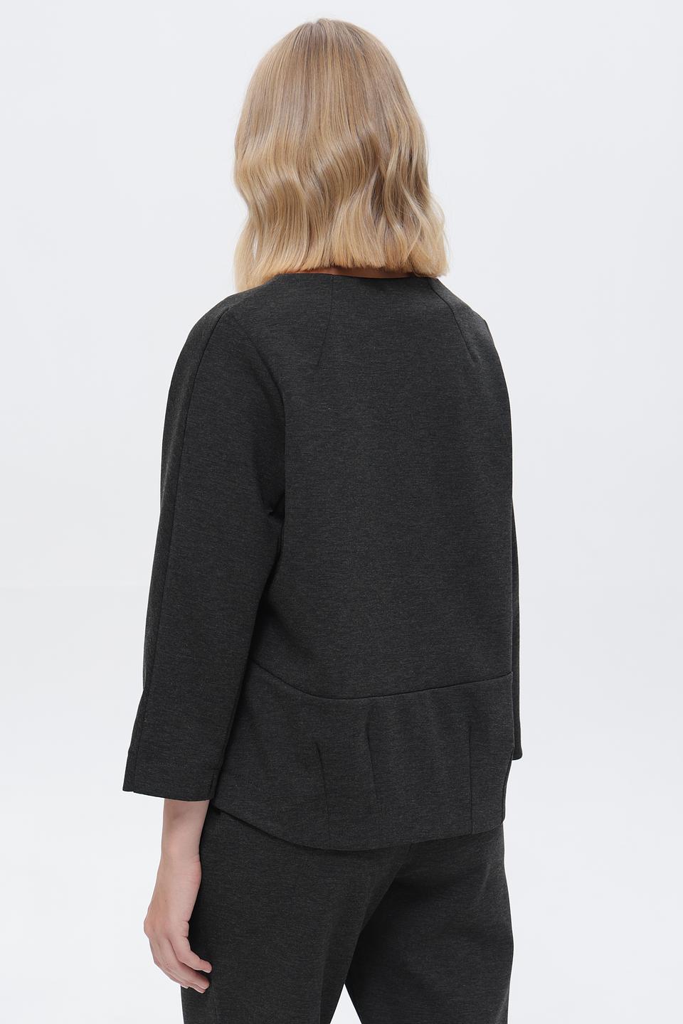 Пуловер Rich and Royal серый