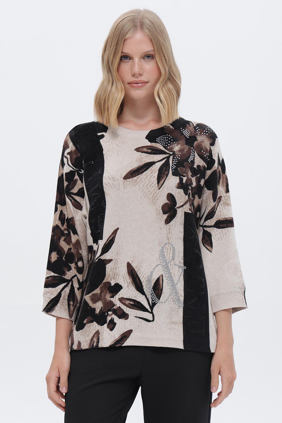 Пуловер Betty Barclay с цветочным принтом
