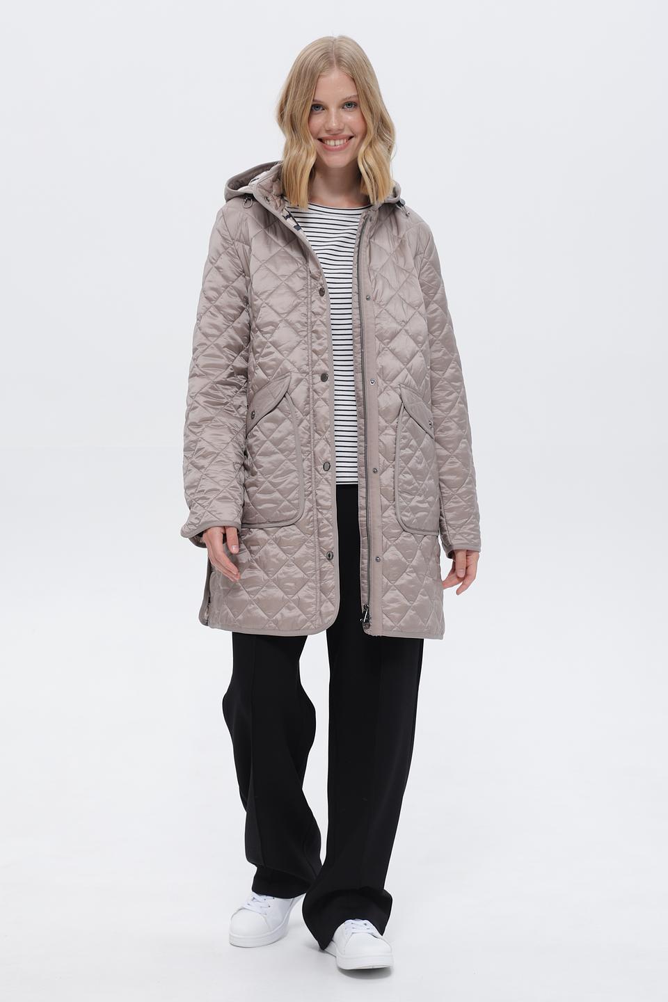 Куртка стеганая Betty Barclay серая