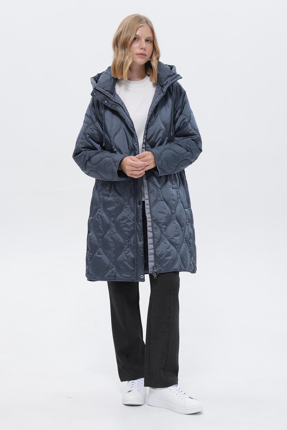 Куртка Betty Barclay стеганая серая