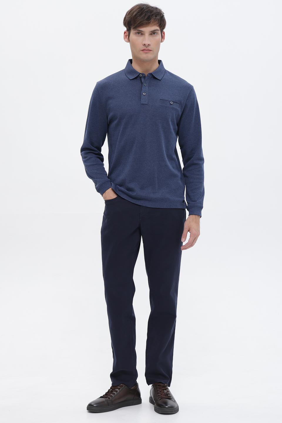 Поло Casa Moda с длинным рукавом