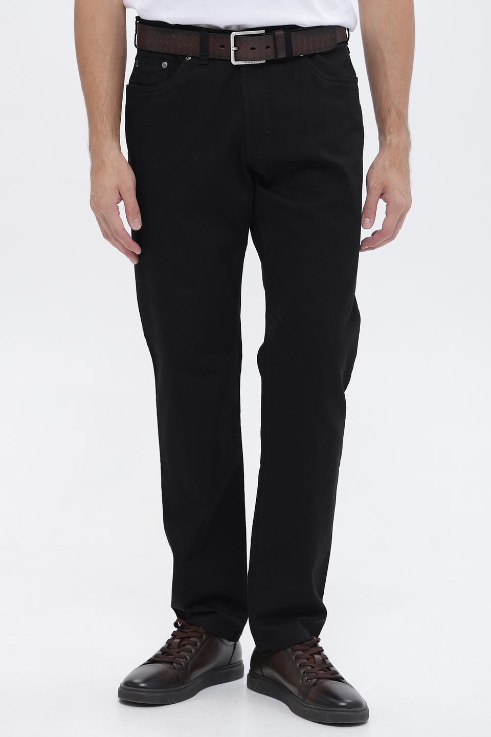 Ремень Bugatti ACC плетеный коричневый