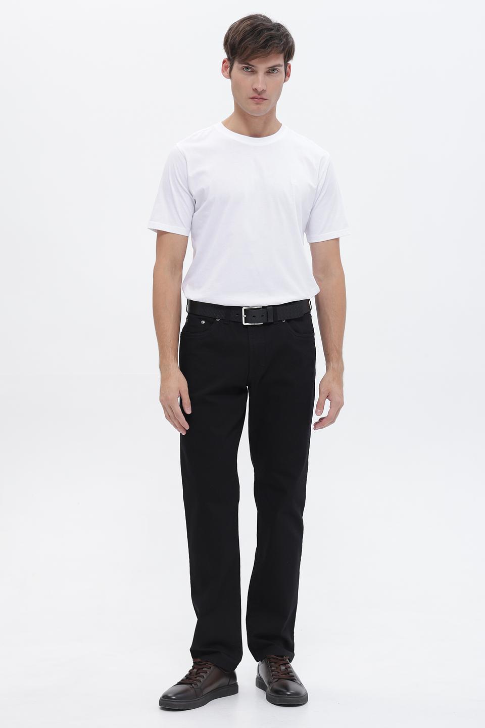 Ремень Bugatti ACC чёрный плетёный