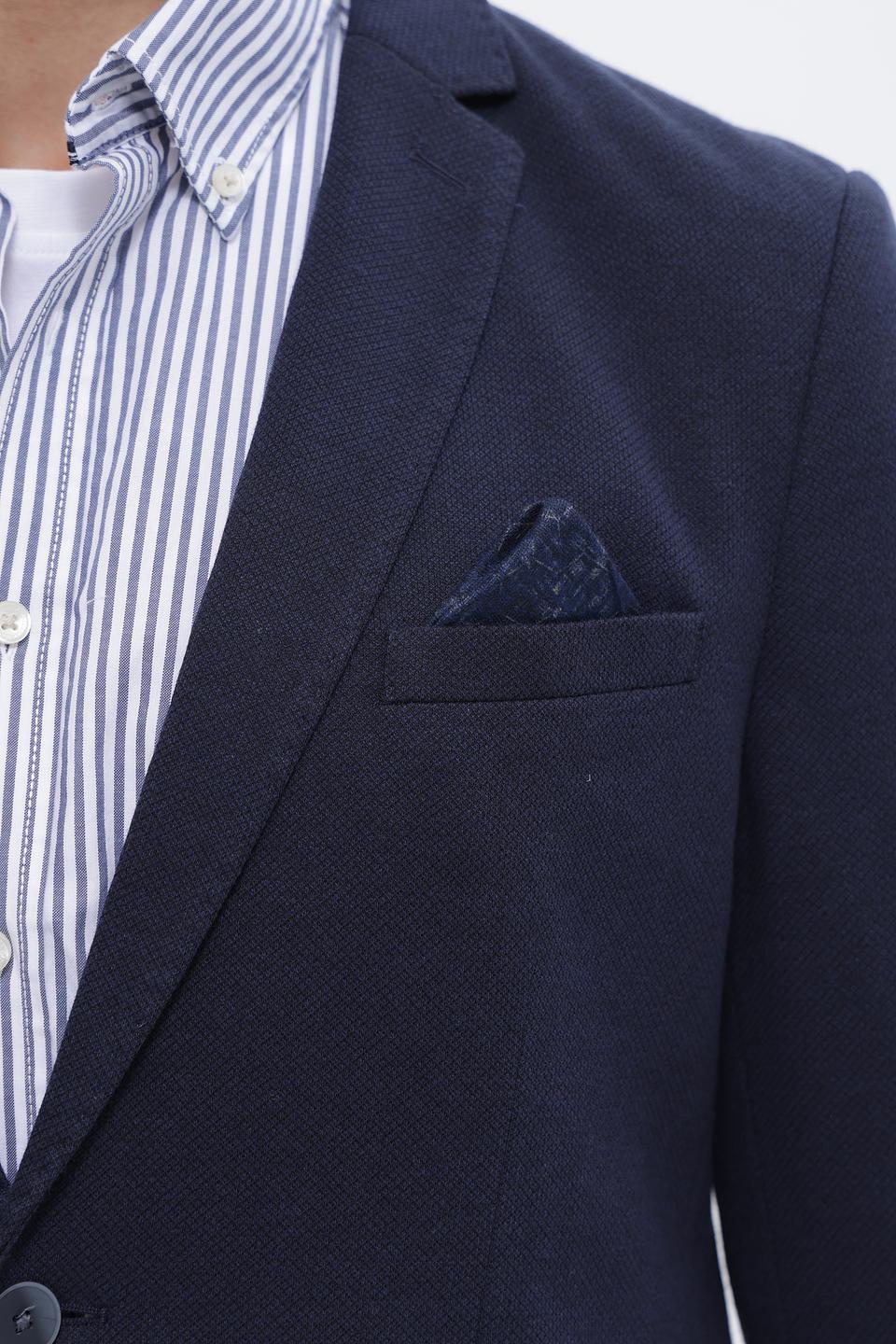 Пиджак Calamar синий приталенный