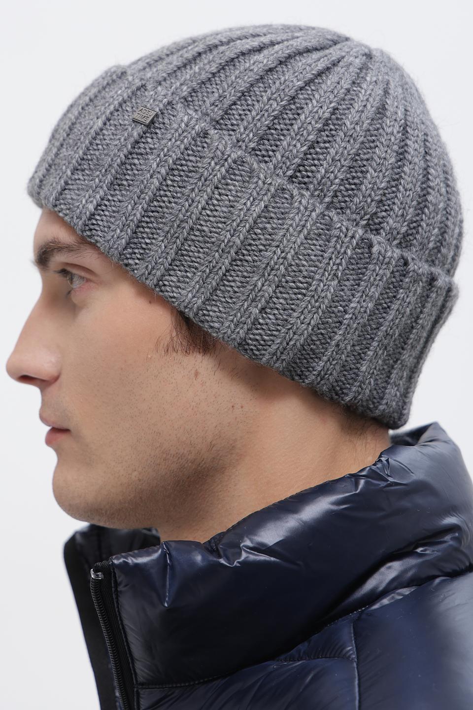 Шапка ADL man серая с косой