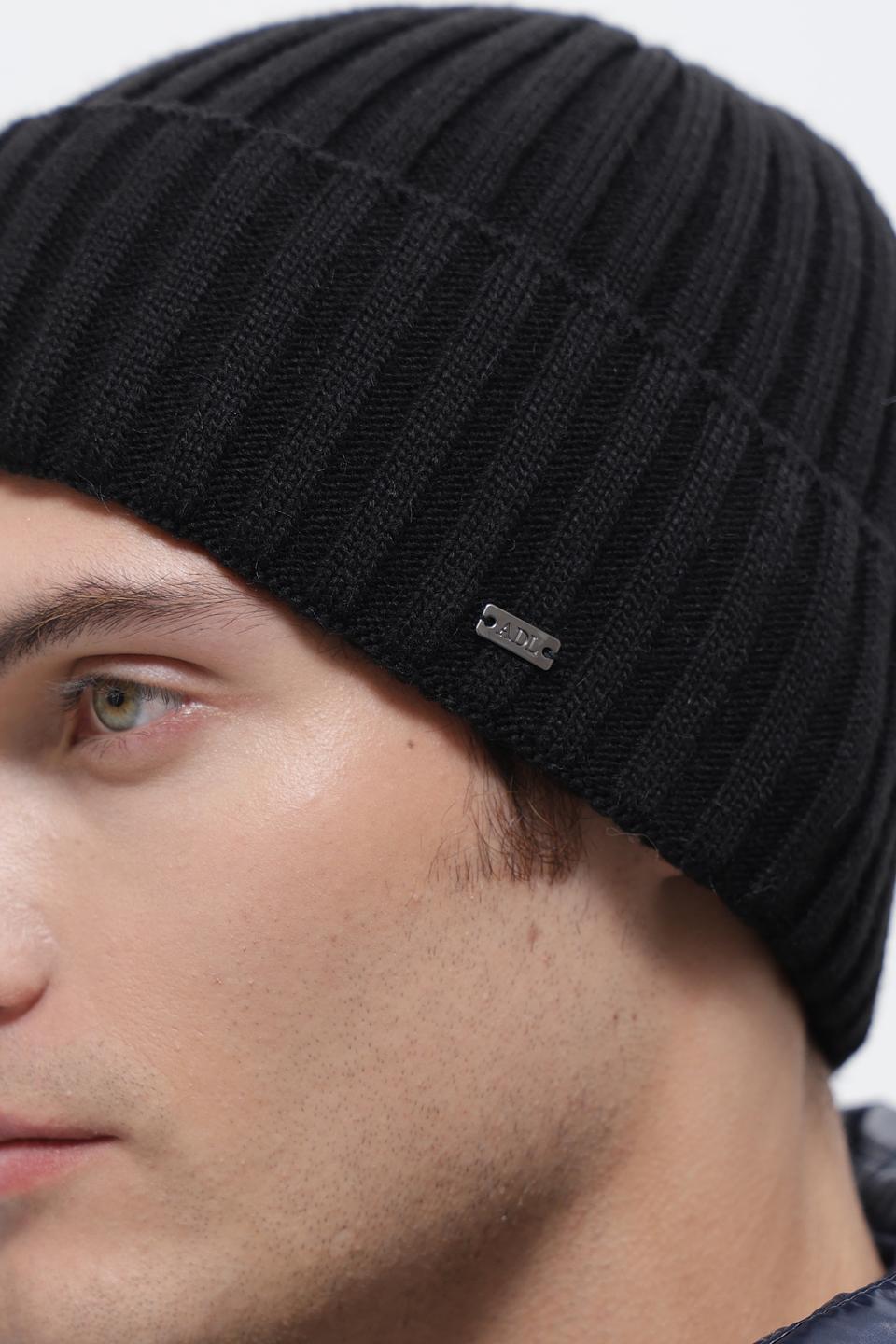 Шапка ADL man черная