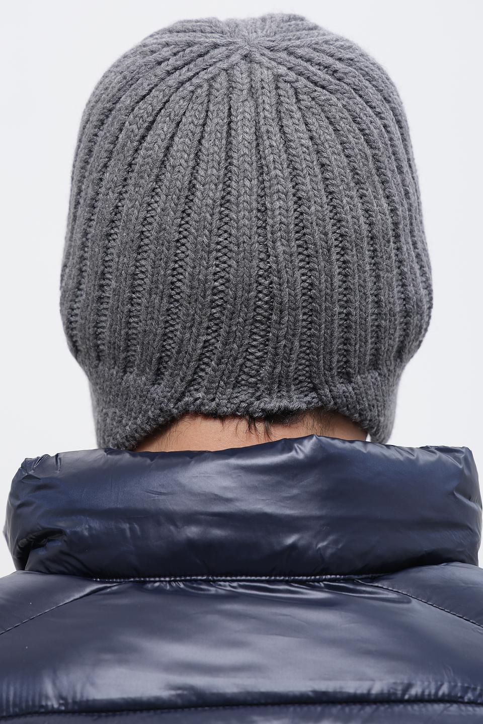 Шапка ADL man с ушами серая