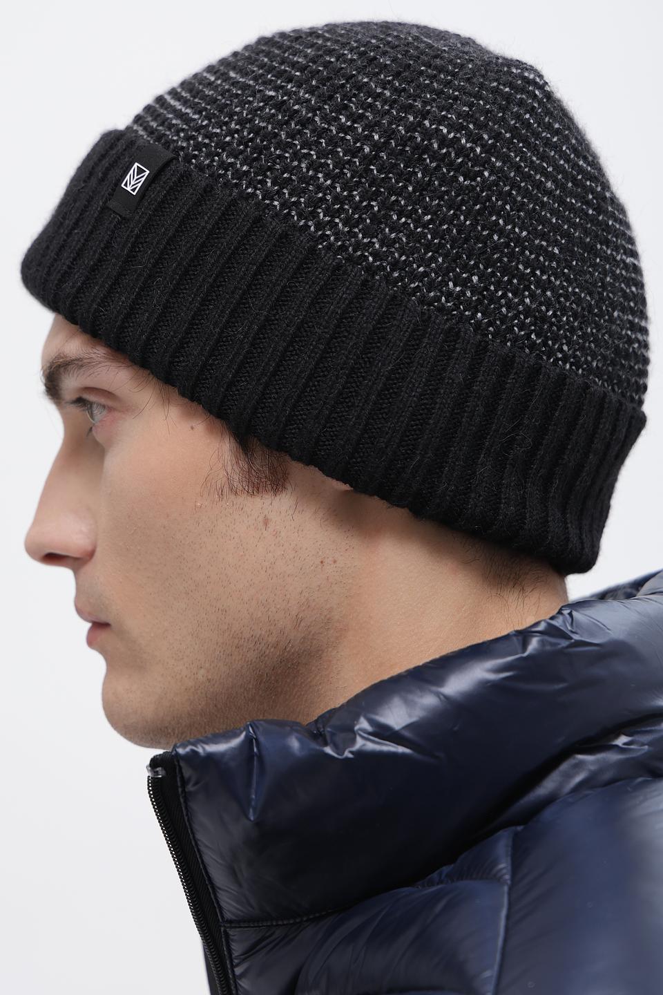 Шапка Marhatter мужская чёрная