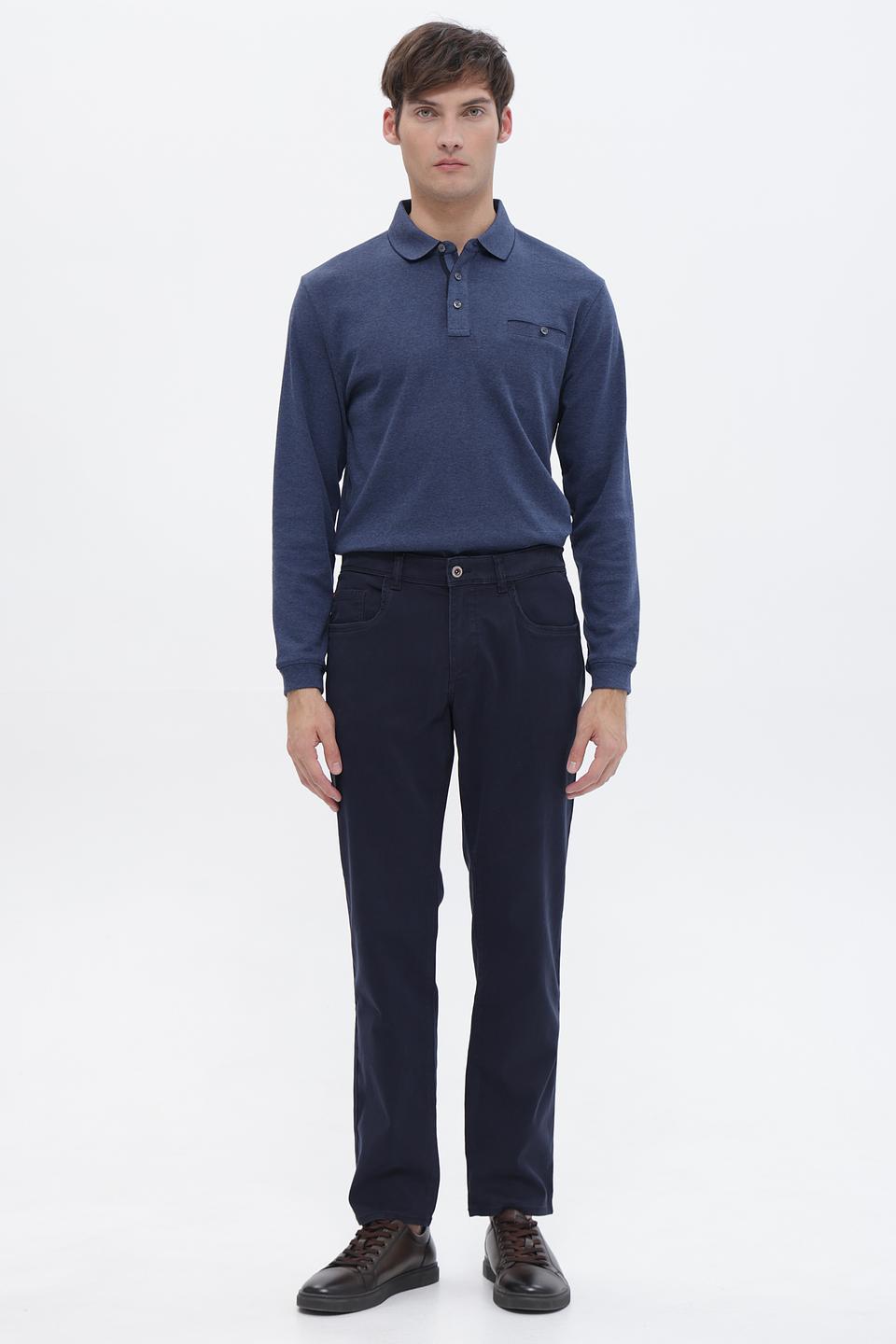 Брюки Hattric классические темно-синие