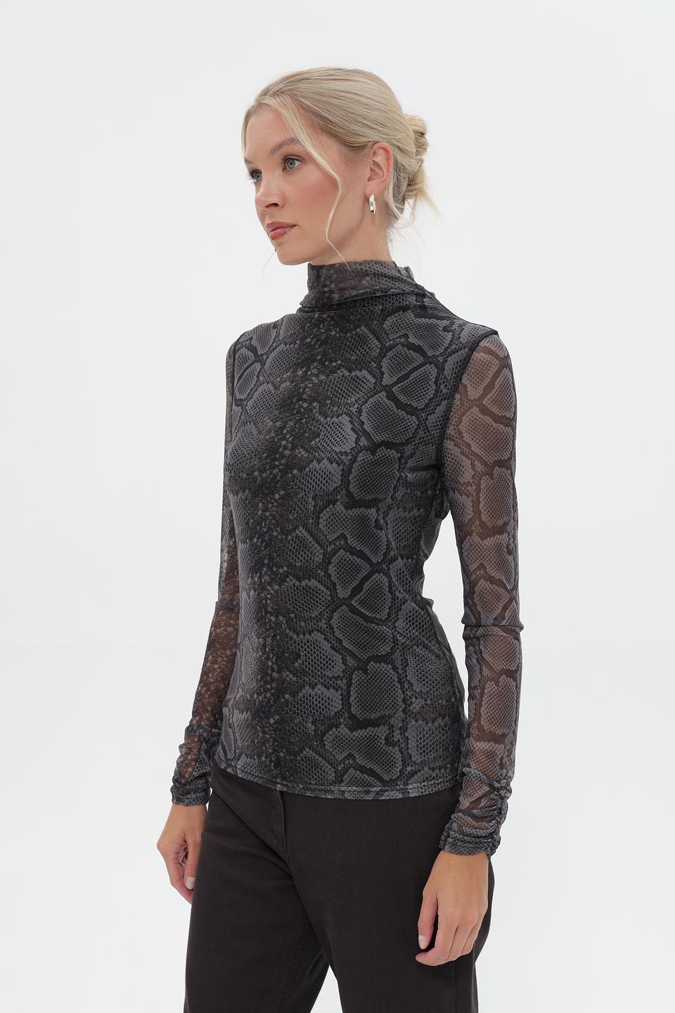 Блузка Catnoir с принтом reptile