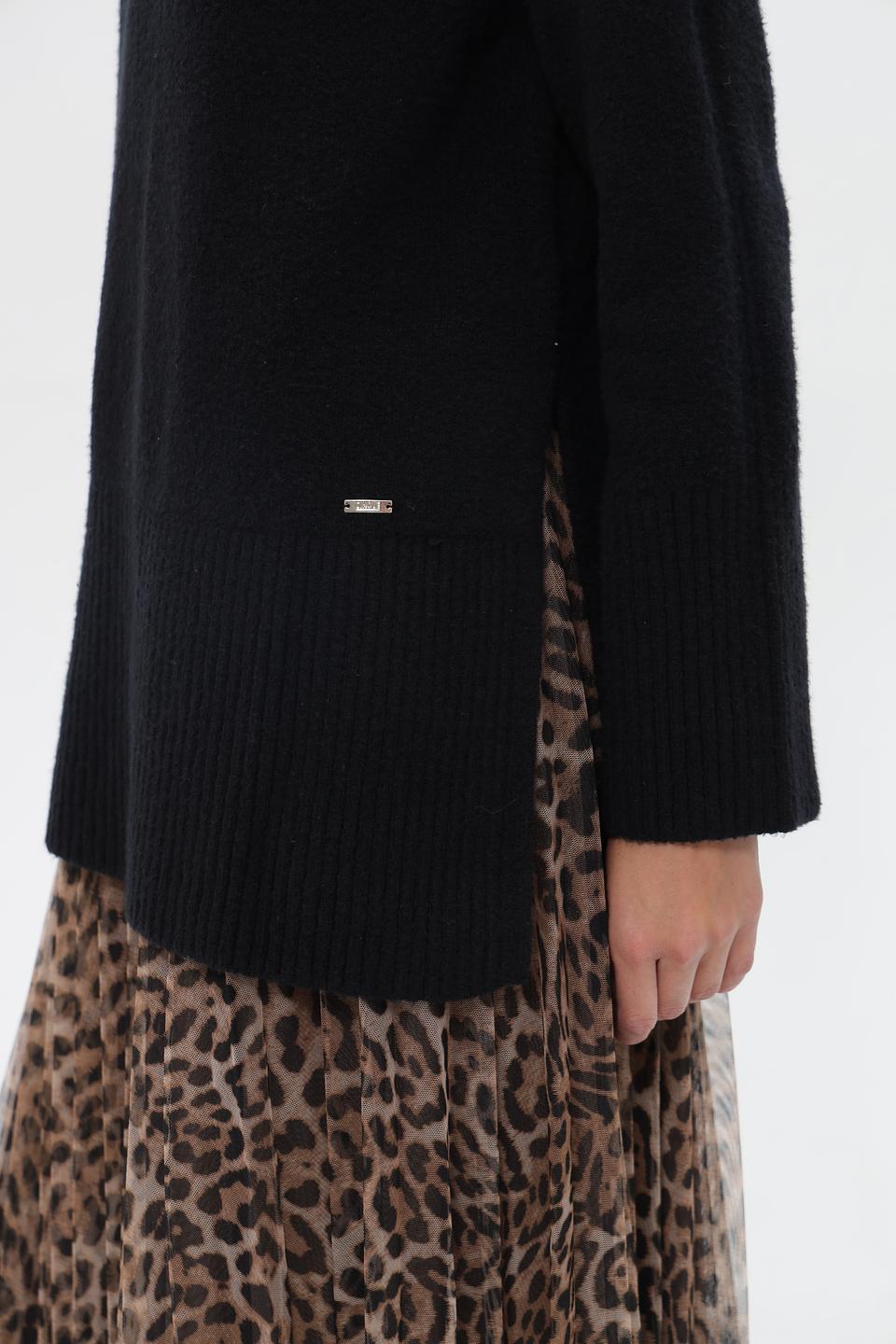 Пуловер Cinque с высоким горлом чёрный