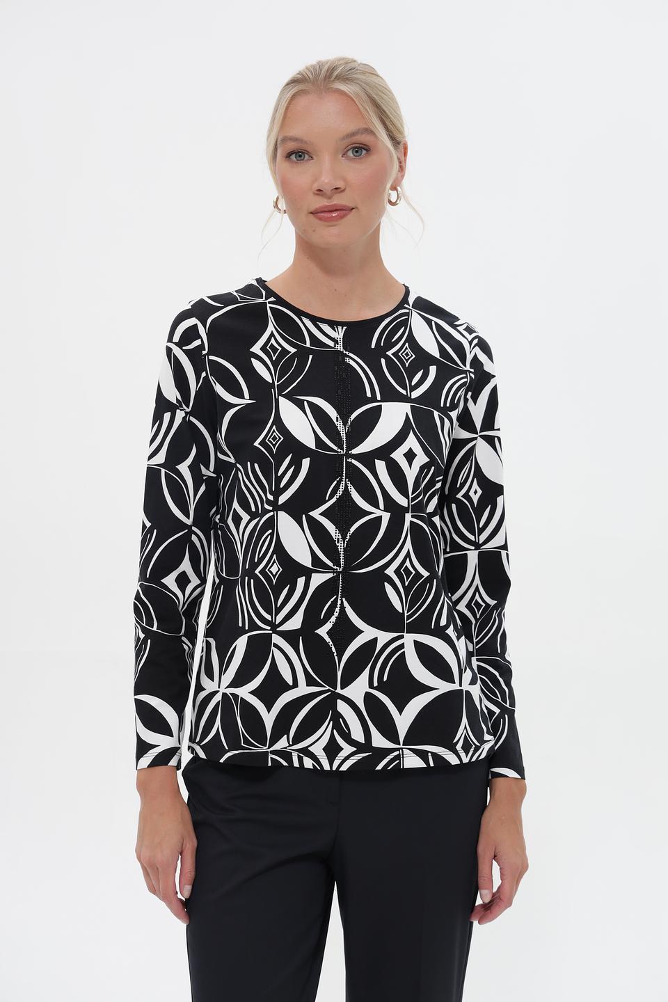 Футболка Barbara Lebek с принтом