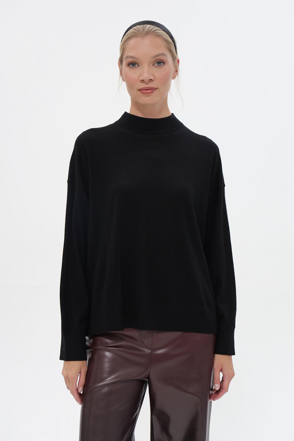 Пуловер UNQ женский черный