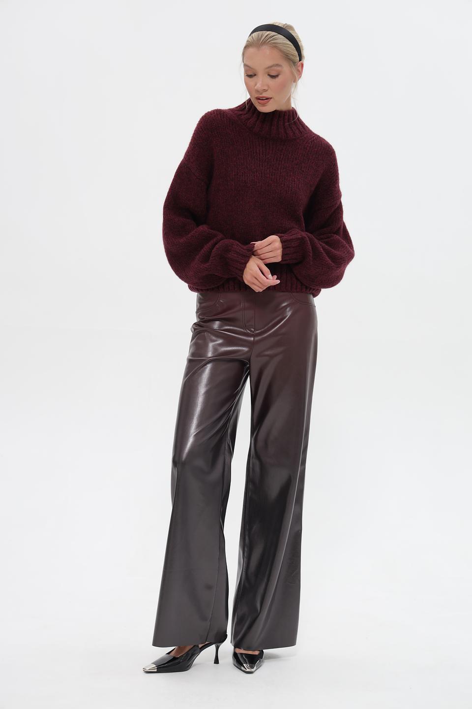 Пуловер Marc Cain бордовый