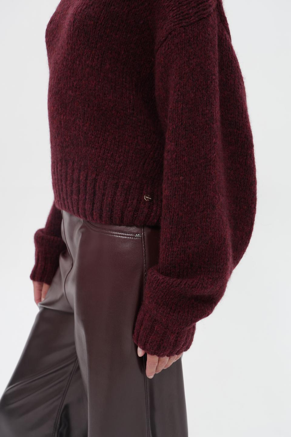 Пуловер Marc Cain бордовый