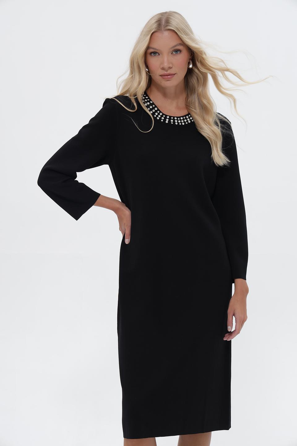 Платье UNQ с жемчужным декором