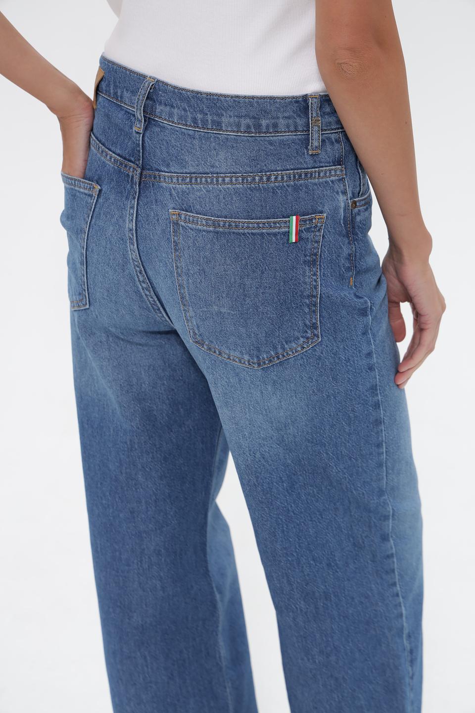 Джинсы Cinque клеш голубой