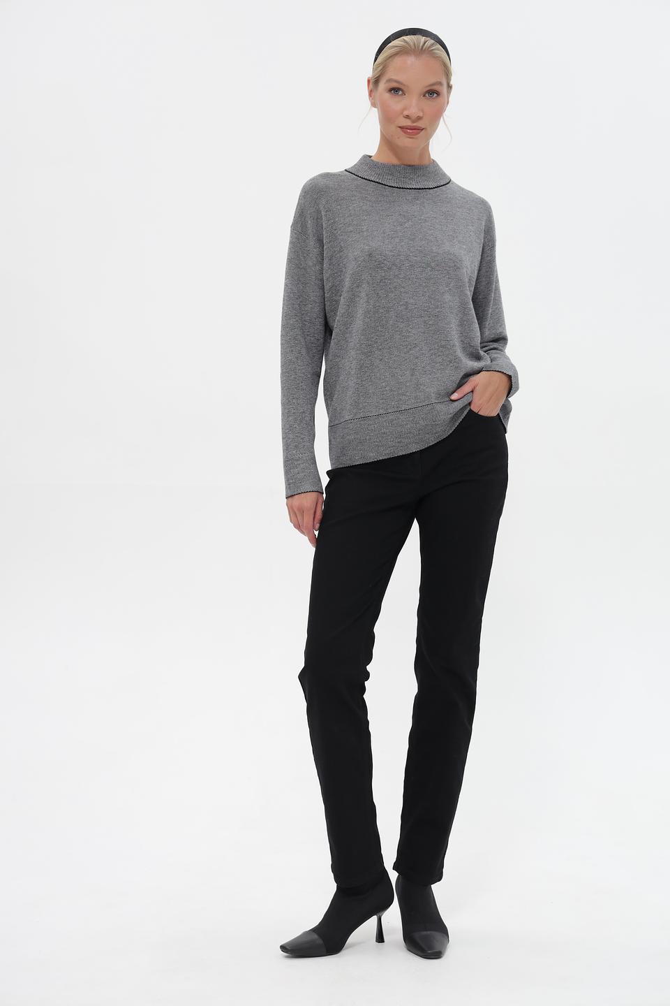 Джинсы ZRS прямые, черные