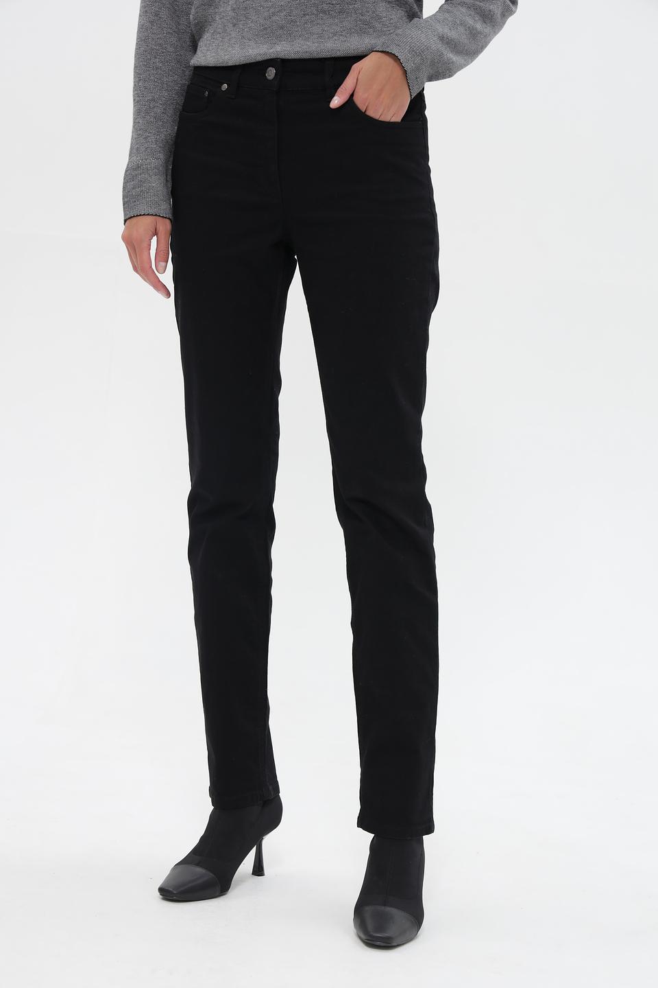 Джинсы ZRS прямые, черные