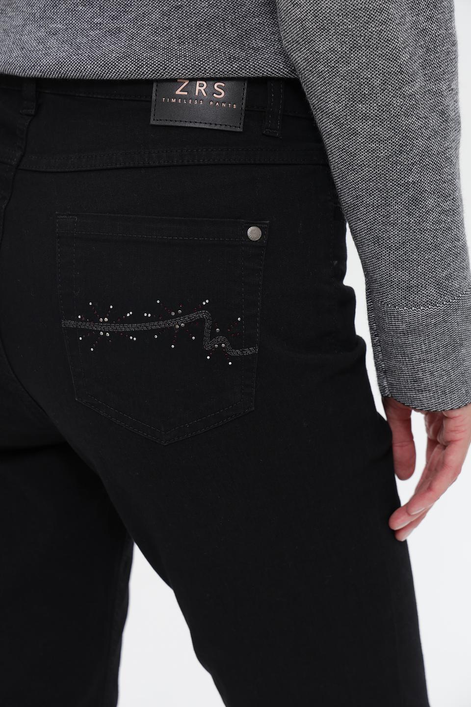 Джинсы ZRS прямые, черные
