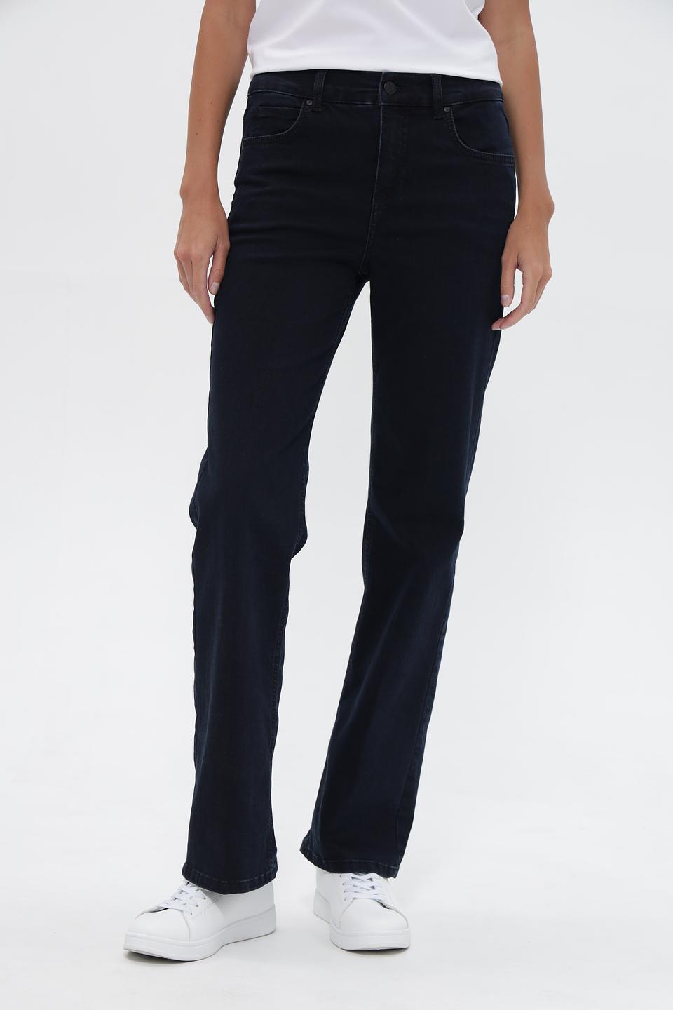 Джинсы Angels прямого кроя тёмно-синие