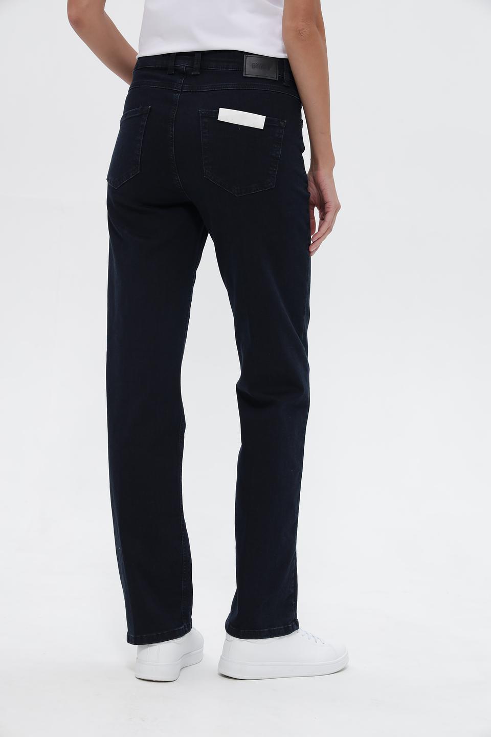 Джинсы Angels прямого кроя тёмно-синие