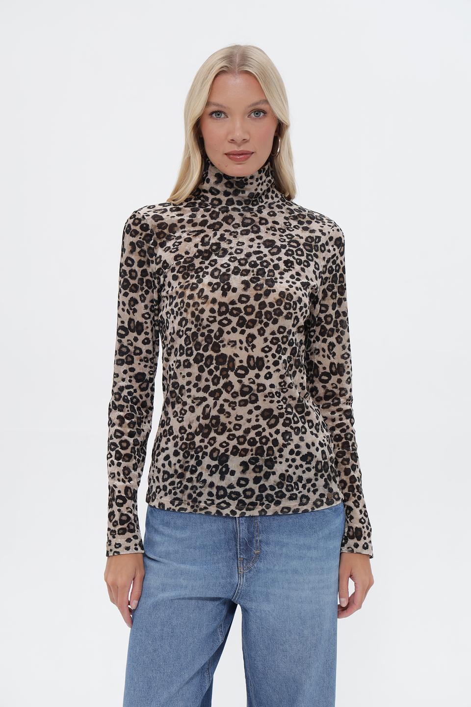 Футболка Marc Cain с леопардовым принтом